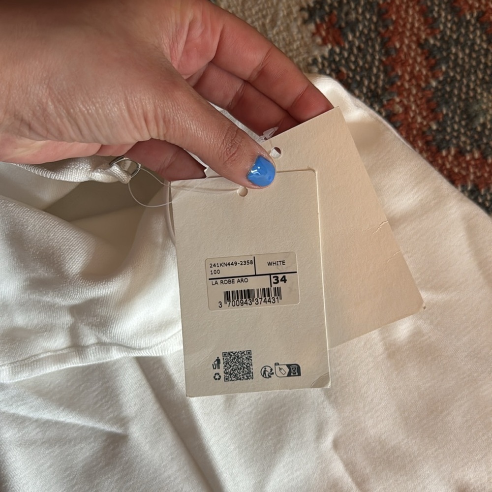 NWT JACQUEMUS La Robe Aro in White size 34 XS - Picture 7 of 9